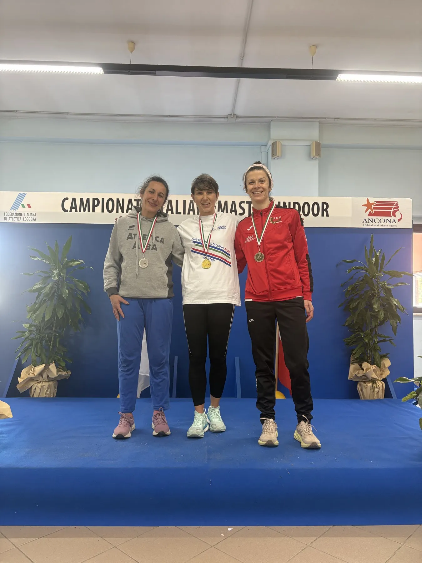 Podio ai Campionati Italiani Master Indoor, Ancona 2026